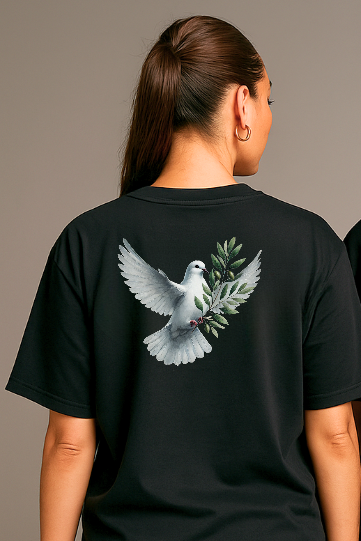 Renah "Colombe" Oversize T-shirt/Black