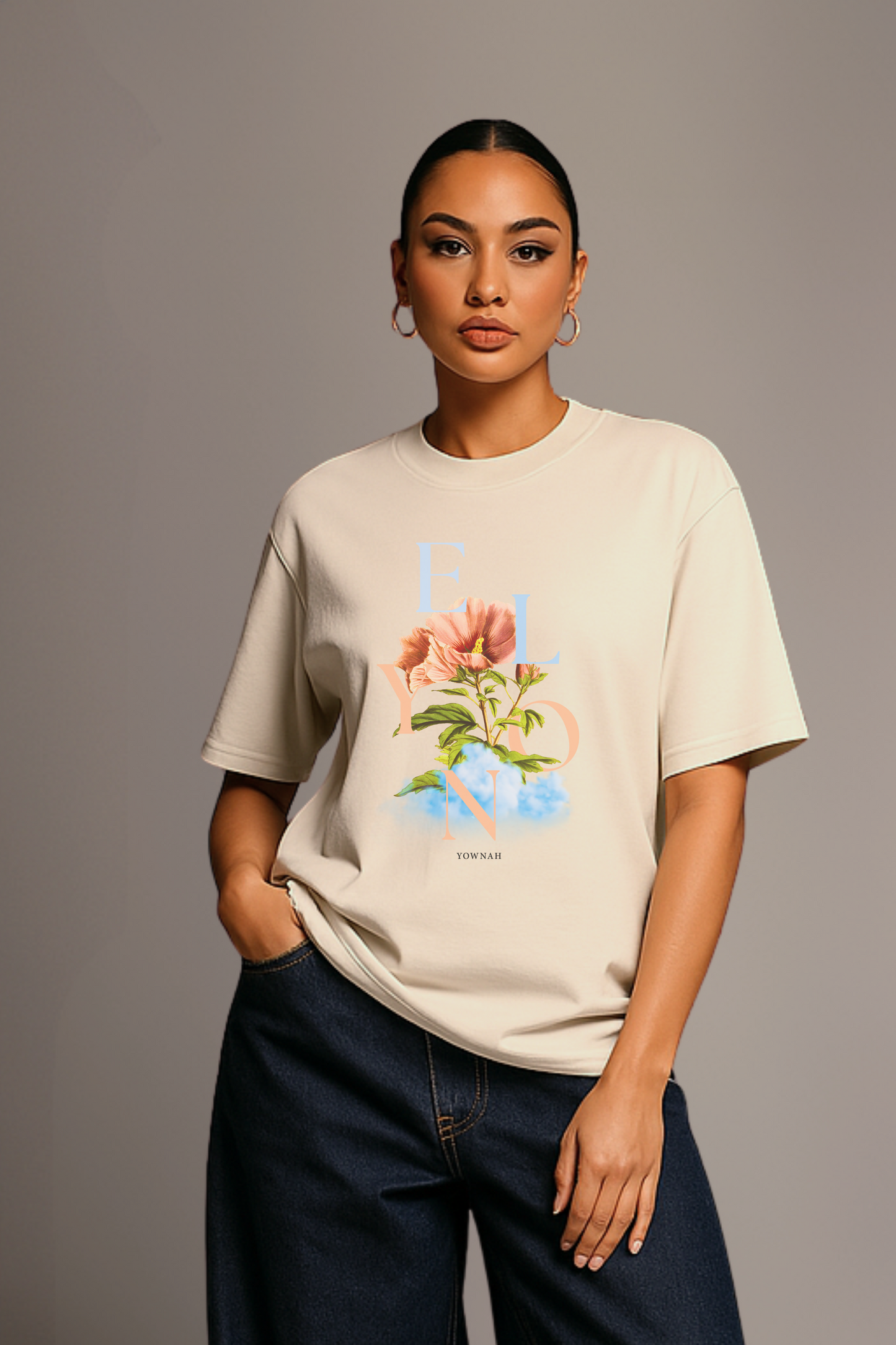 Elyon Oversize T-shirt/Sable