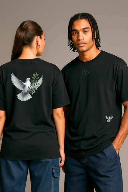 Renah "Colombe" Oversize T-shirt/Black