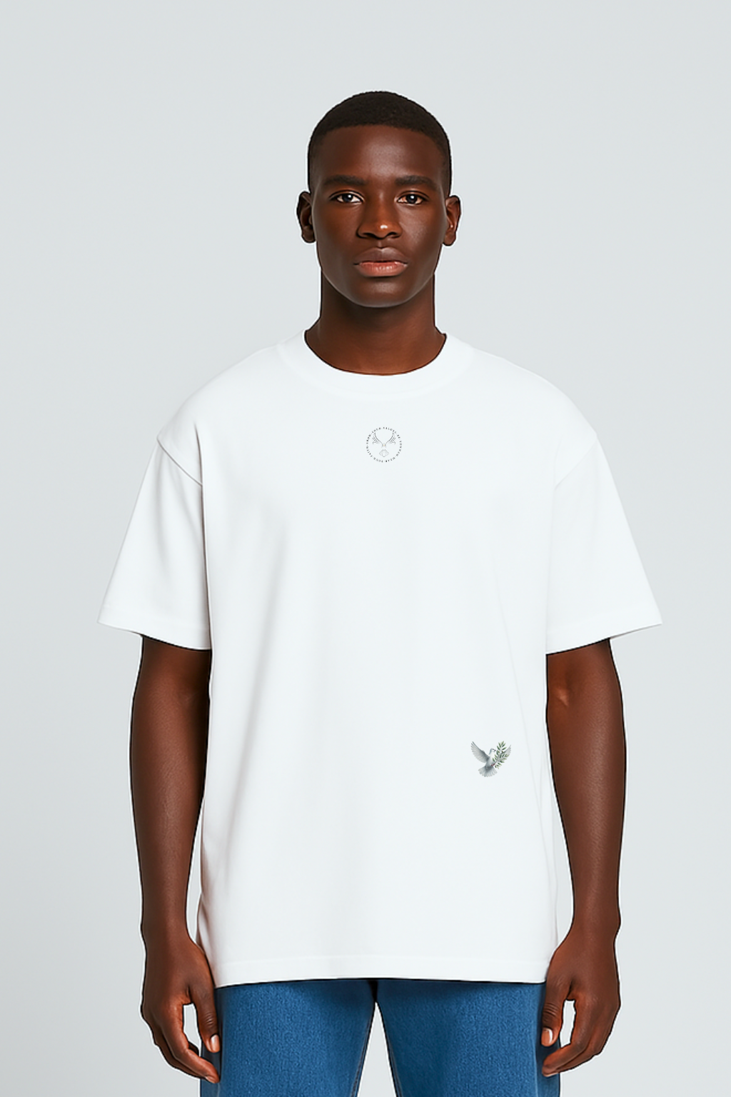 Renah "Colombe" Oversize T-shirt/Blanc