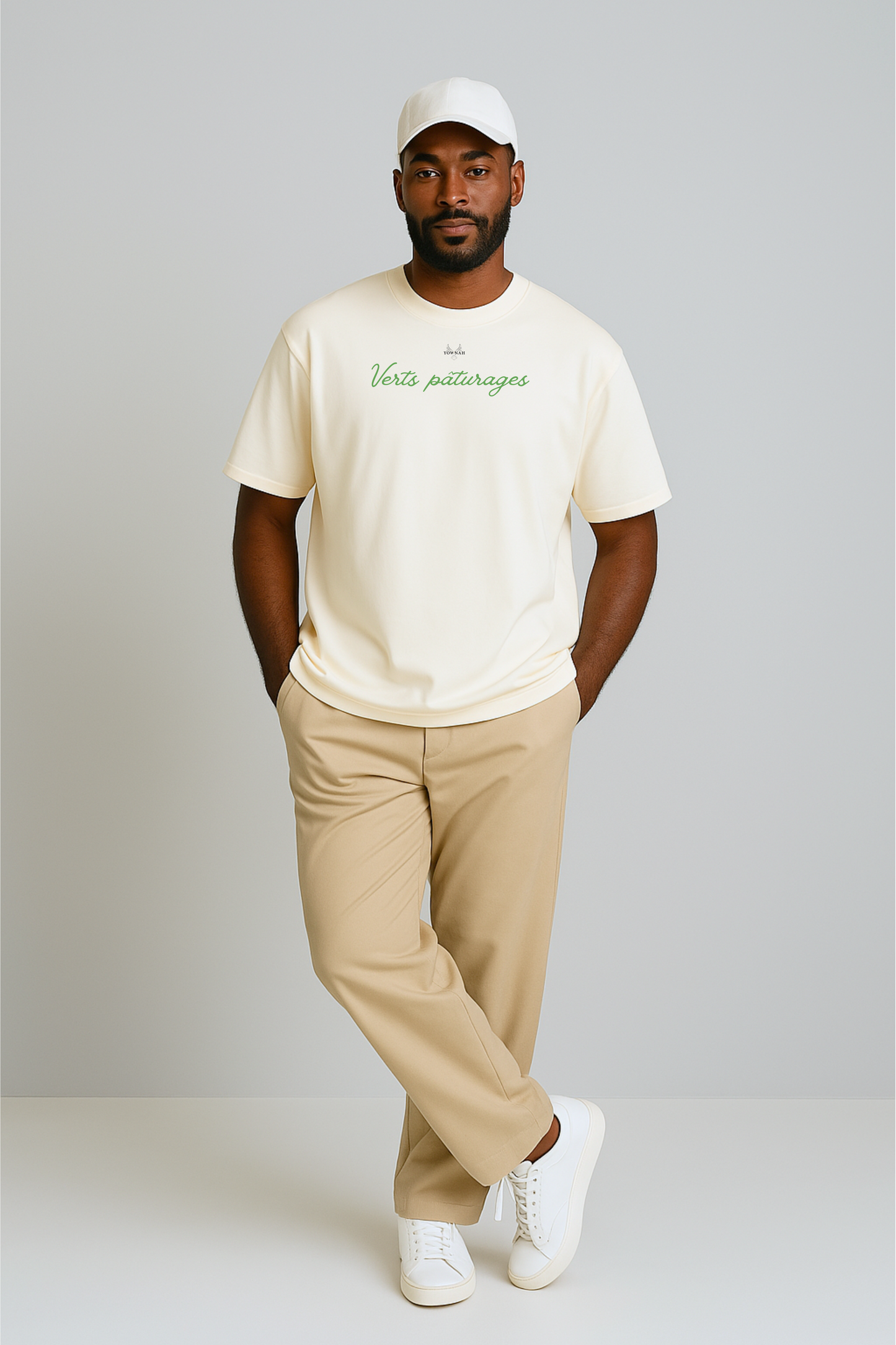 Verts pâturages  Oversize T-shirt/Sable