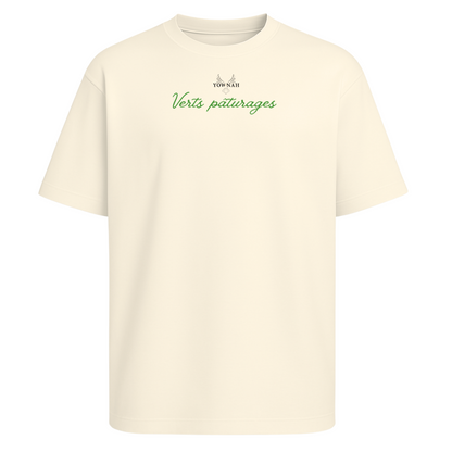 Verts pâturages  Oversize T-shirt/Sable